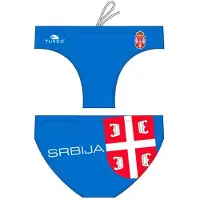 Turbo Serbia Swimming Brief Bleu 3XL Homme