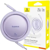 Baseus Cable Usb Free2Pull Usb-C Do Ip 20W 1M (Fioletowy)