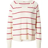 Levi's Pull-over 'Petal' rouge / blanc cassé