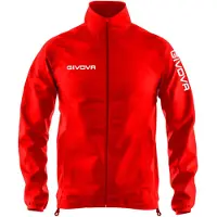 Givova Veste coupe-vent rouge M pour hommes et femmes, rouge M