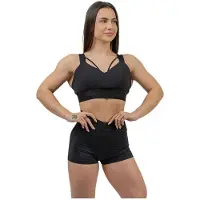 Nebbia Padded Intense Iconic High Support Sports Top Noir L Femme