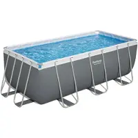 Bestway Power Steel 412x201x122 Cm Rectangular Pool Bleu 8124 Liters