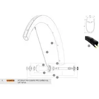 Mavic Jante Cosmic Pro Carbon Sl Ust 20 Front