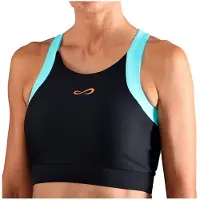 Endless Crop Sports Top Noir L Femme