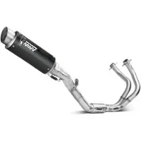 MIVV Gp Pro Kawasaki Ninja 650/z650 2024 2 Lambda Sensor Homologated Full Line System Argenté Homologado