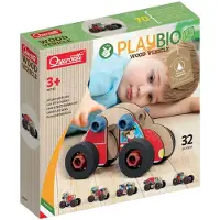 Quercetti Véhicule En Bois Playbio 32 Pièces
