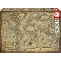 Educa Puzzle Carte du monde 3000 pièces