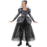 MOM Queen Of The Catacombs Child Costume Noir 5-6 Years Enfants