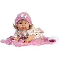 Llorens Bébé Pleurnichard Lola Avec Couverture Corps En Tissu Et Mécanisme Sonore 38 Cm Rose Rose One Size