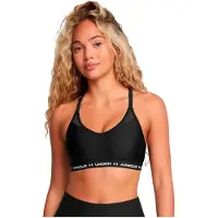 Under Armour Crossback Low Support Sports Top Noir 2XL Femme