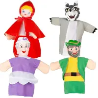 Colorbaby Marionnette en peluche Little Red Riding Hood