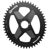 Rotor Q Rings 1x Universal Dm Oval Chainring Argenté 52t