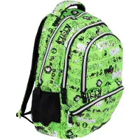 Milan Sac à dos scolaire avec 4 fermetures éclair Tandem 2 édition spéciale 25l vert vert One Size
