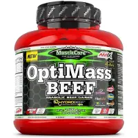 Amix Optimass Beef Muscle Mass Wild Berries 2.5kg Rouge