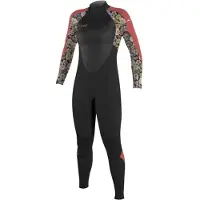 O'Neill Epic 5/4 Mm Woman Long Sleeve Back Zip Neoprene Suit Noir 8 Years Fille