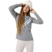 Super.natural Kryssede Ski Long Sleeve T-shirt Vert,Bleu S Femme