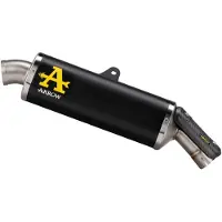 Arrow Indy Race Titanium Dark With Steel End Cap Aprilia Tuareg 660 ´22 Homologated Muffler Argenté Homologated