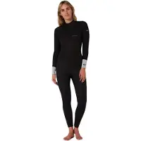 Ocean & Earth Free Flex 3/2 Mm Woman Long Sleeve Back Zip Neoprene Suit Noir 6 Femme