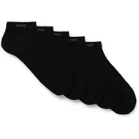 BOSS Chaussettes gris foncé / noir