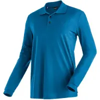 Maier Sports Ulrich Long Sleeve Polo Bleu 2XL Homme