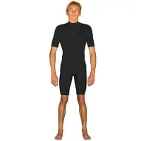 Gyroll Primus Spring 2/2 Mm Short Sleeve Front Zip Shorty Noir S Homme