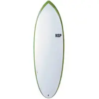 NSP Elements Hdt Hybrid 6´2´´ Paddle Surf Board Clair 187.96 cm
