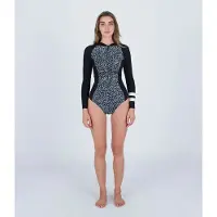 Hurley Advant 2 Mm Woman Long Sleeve Front Zip Shorty Multicolore 4 Femme
