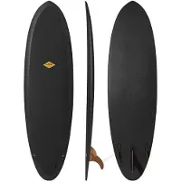 Almond Plez Phez R Series 6´4´´ Planche de surf Noir 193 cm Noir 193 cm