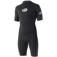 Storm Blade Flatlock Full Spring 2/2 Mm Junior Short Sleeve Back Zip Shorty Noir 6 Years Garçon