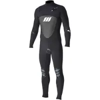 West Lotus 3/2 Mm Long Sleeve Chest Zip Neoprene Suit Noir M Homme