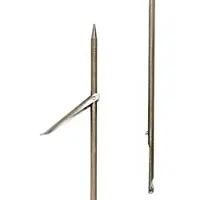 Picasso Platinum Shark Fins America Stainless Steel Single Flopper Spearshaft 6.5 Mm Argenté 140 cm