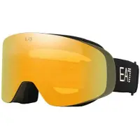 Ea7 Luxottica L Ski Goggles Noir High Silver/CAT3+Dark Rose/CAT1