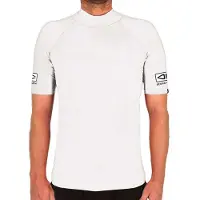 Ocean & Earth Comp Short Sleeve Rash Guard Blanc M Homme
