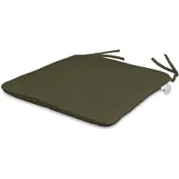 HABITAT ET JARDIN Set de 2 coussins d'assise 28 x 28 cm couleur vert