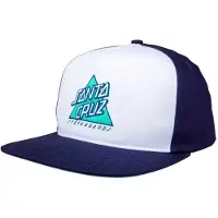 Santa Cruz Not A Dot Snapback Cap Blanc