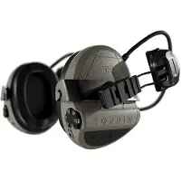 Sordin Supreme T2 Rarc Helmet Memory Foam Headset Noir