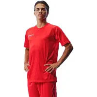 Uhlsport Division 28 Short Sleeve T-shirt Rouge 2XL Homme