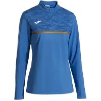 Joma Record Iii Half Zip Sweatshirt Bleu S Femme