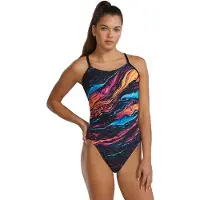 Tyr Durafast Elite Cutoutfit Magmata Swimsuit Noir 26 Femme