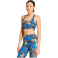 Adidas X Farm Medium Impact Sports Bra Bleu M / EG Femme