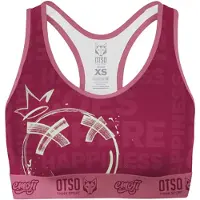 Otso Emoji Happiness Medium Impact Sports Top Rose L Femme