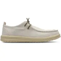 HeyDude Wally NXT Moc Mocassins en daim pour homme Egret/Wood Ash taille 44
