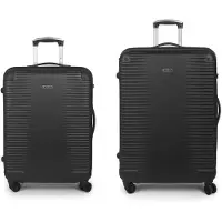 Gabol Balance Xp Spinner Expandable 68.8-77.9/111.8-118.7l Trolley Bag 2 Units Noir