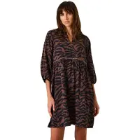 Garcia J50080 3/4 Sleeve Short Dress Marron L Femme