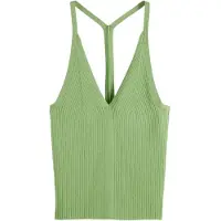 Scotch & Soda U9a00642t Sleeveless T-shirt Vert L Femme