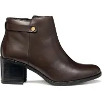 Geox New Asheel Heel Booties Marron EU 39 Femme