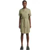 G-Star Belted Short Sleeve Dress Vert 2XS Femme