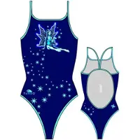 Turbo Fairy Swimsuit Bleu 12-24 Months Fille