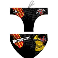Turbo Catalonia Firefighters Hat Swimming Brief Noir 4XL Homme