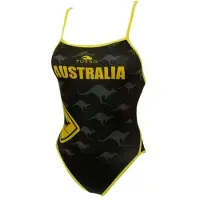 Turbo Australia Kangaroo Signal Swimsuit Noir 5XL Femme